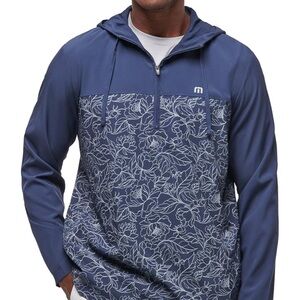 Travis Mathew Navy Floral Windbreaker
